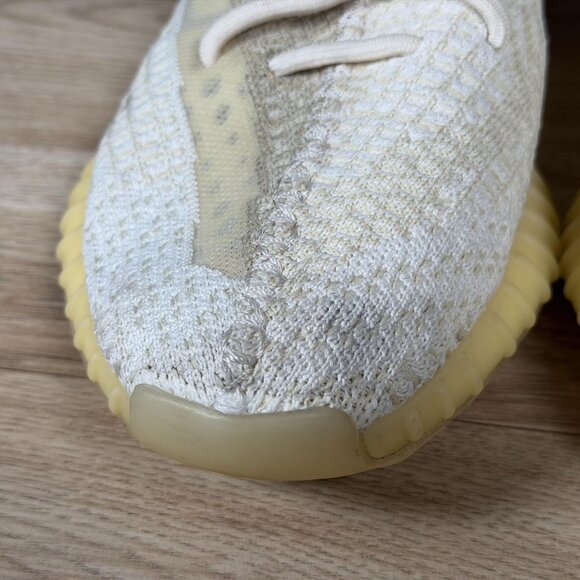 Adidas Yeezy Boost 350 V2 Natural Shoes Mens Size 10.5 Cream Sneakers FZ5246 - Picture 8 of 15